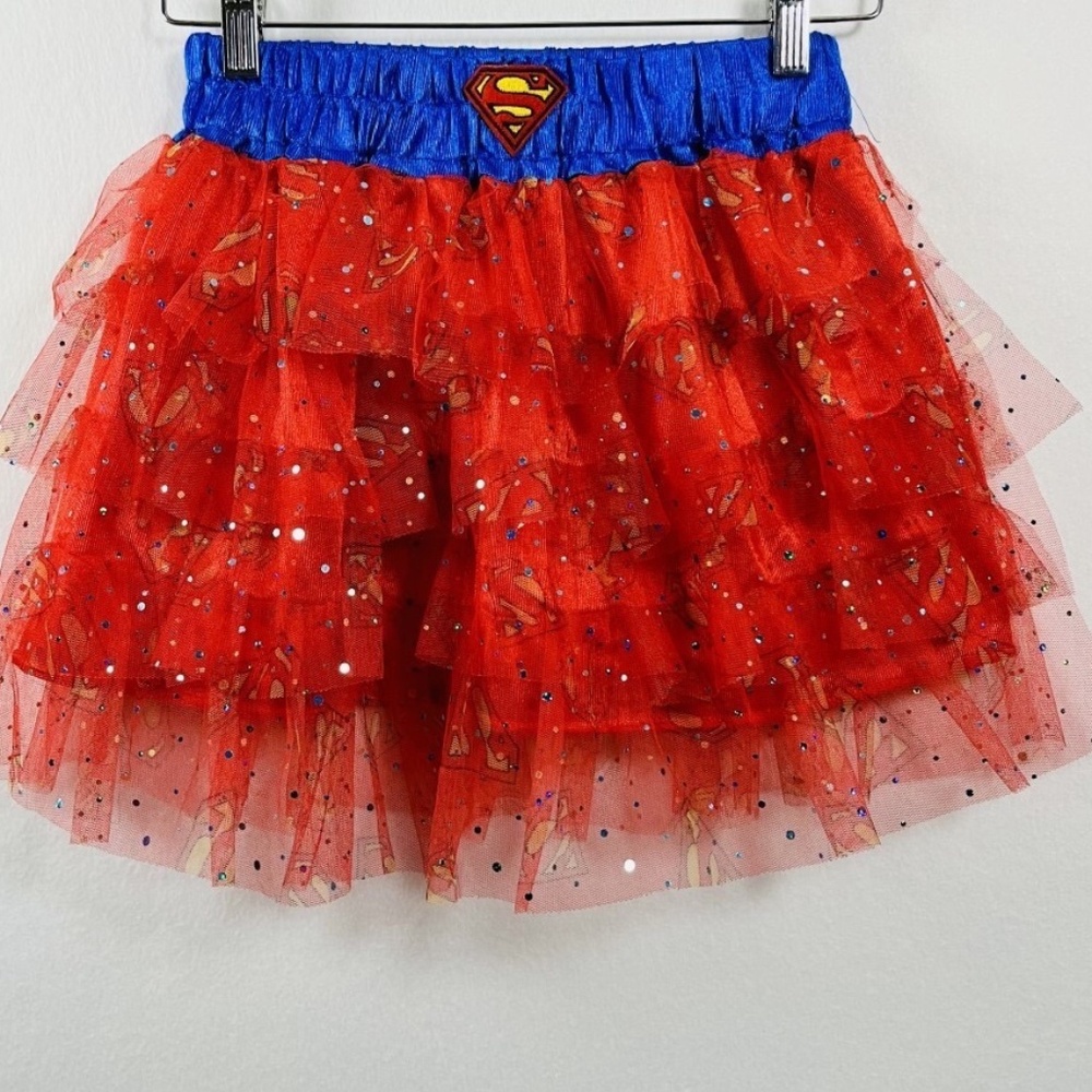 DC Comics Supergirl Rubies Halloween Skirt Emo Alt Scene Tulle Tutu OS